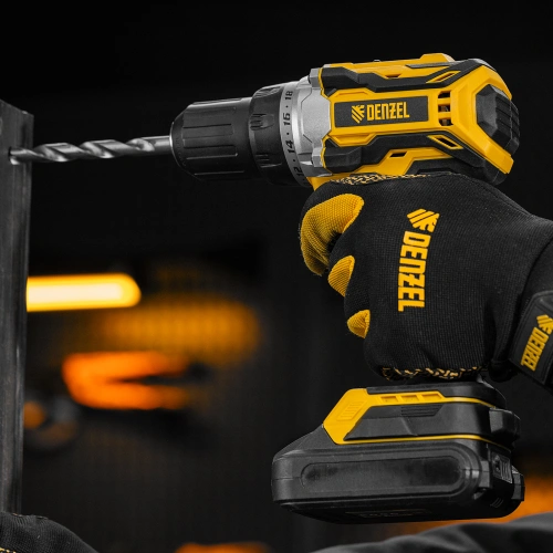 Дрель-шуруповерт аккумуляторная, бесщет. BLDL-18-0 Li-Ion, 18 В Denzel купить в Москве с доставкой по всей России | ProtosMarket.ru
