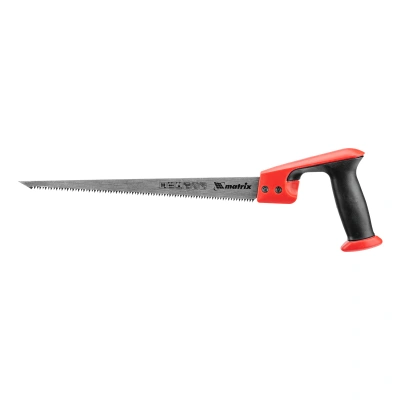 Ножовка по дереву выкружная, 300 мм, каленый зуб, двухкомпонентная рукоятка Matrix по ценам производителя в Санкт-Петербурге с доставкой по всей России