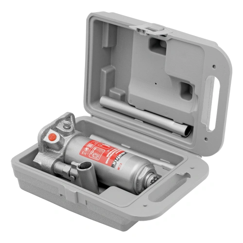 Домкрат гидравлический бутылочный, 4 т, высота подъема 194-372 мм, в пластиковый кейсе Matrix по ценам производителя в Санкт-Петербурге с доставкой по всей России