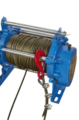 Лебедка электрическая  500/1000 кг  70/35 м с канатом 380 В TOR KCD купить в Москве с доставкой по всей России | ProtosMarket.ru