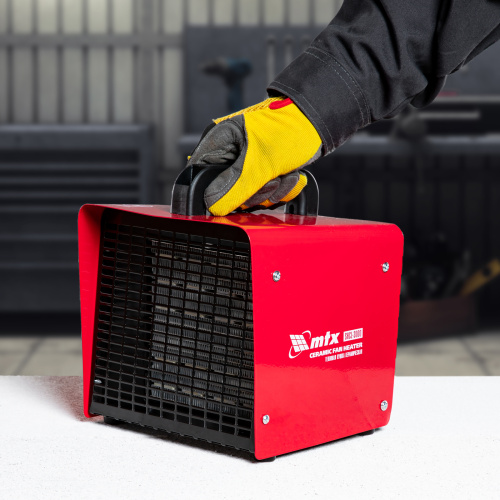 Тепловая пушка керамическая SHCL-3000, квадратная, 230 В, 480 м3/ч, 1/3 кВт MTX по ценам производителя в Санкт-Петербурге с доставкой по всей России