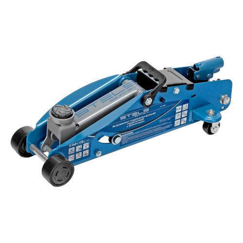 Домкрат гидравлический подкатной 2.5 т, с фиксатором, Safety Pin, 140-385 мм Stels по ценам производителя в Санкт-Петербурге с доставкой по всей России