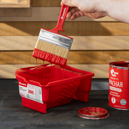 Кювета пластмассовая для кистей и мини-валиков, ручная, многофункциональная, 210 х 180 х 90 мм Matrix купить в Москве с доставкой по всей России | ProtosMarket.ru