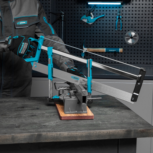 Стусло прецизионное, пила 550 мм, две прижимные струбцины Gross купить в Москве с доставкой по всей России | ProtosMarket.ru