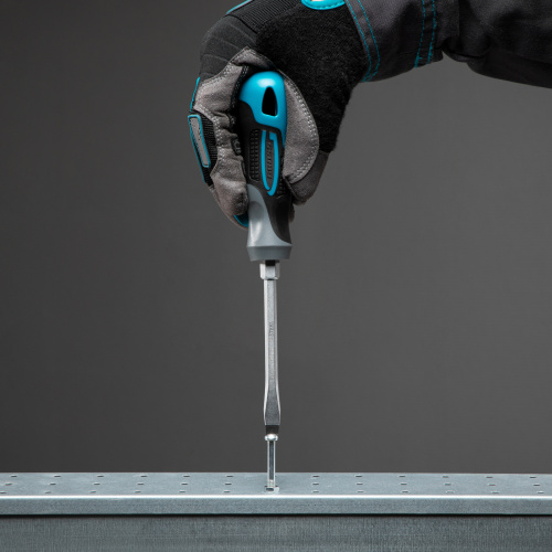 Отвертка SL6.5 x 100 мм, S2, трехкомпонентная рукоятка Gross купить в Москве с доставкой по всей России | ProtosMarket.ru