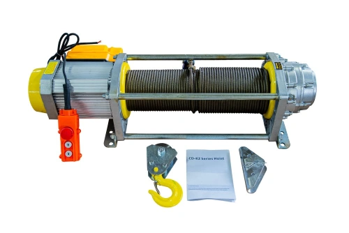 Лебедка электрическая 1000кг 100м с канатом 380В алюминиевый корпус TOR KCD(А) по ценам производителя в Санкт-Петербурге с доставкой по всей России