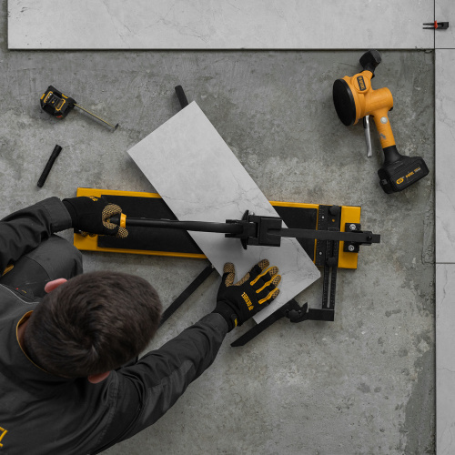 Плиткорез рельсовый 600х16мм, каретка на подш., стальная станина, усил. рукоятка-пенал Denzel по ценам производителя в Санкт-Петербурге с доставкой по всей России