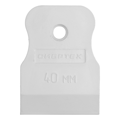 Шпатель, белая резина, 40 мм Сибртех по ценам производителя в Санкт-Петербурге с доставкой по всей России