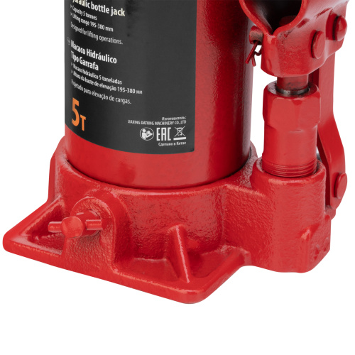 Домкрат гидравлический бутылочный, 5 т, h подъема 195-380 мм Sparta по ценам производителя в Санкт-Петербурге с доставкой по всей России