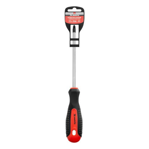Отвертка Fusion, PZ3 x 150 мм, CrV, трехкомпонентная рукоятка "Anti slip" Matrix по ценам производителя в Санкт-Петербурге с доставкой по всей России