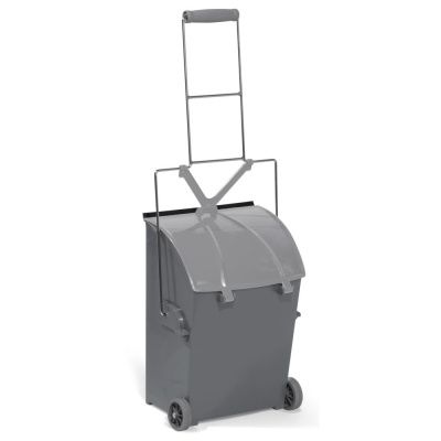 Совок Filmop для сбора мусора на колесах серый (15л) купить в Москве с доставкой по всей России | ProtosMarket.ru