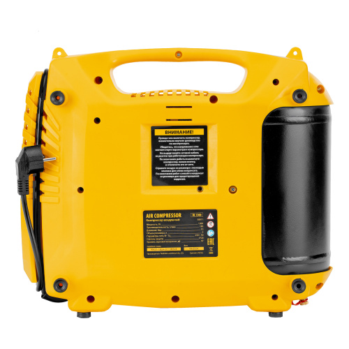 Компрессор воздушный DL1300, 10 бар, 1,3 кВт 180 л/мин 5 л, с набором аксессуаров Denzel по ценам производителя в Санкт-Петербурге с доставкой по всей России