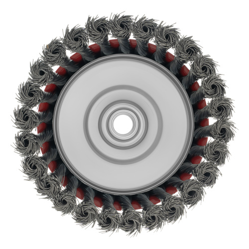 Щетка для УШМ, 125 мм, М14, "чашка", крученая проволока 0.5 мм Matrix по ценам производителя в Санкт-Петербурге с доставкой по всей России