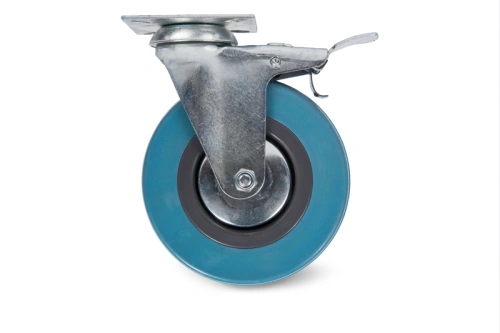 Колесо аппаратное поворотное SCgb 55 125 мм с тормозом (F) по ценам производителя в Санкт-Петербурге с доставкой по всей России