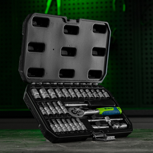 Набор инструментов, 1/4", пластиковый кейс, 29 предметов Сибртех купить в Москве с доставкой по всей России | ProtosMarket.ru