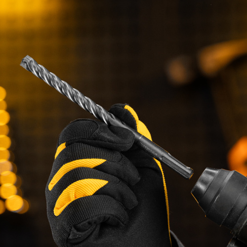 Бур по бетону, цельная крестовая пластина, 10x165 мм, SDS PLUS Denzel по ценам производителя в Санкт-Петербурге с доставкой по всей России