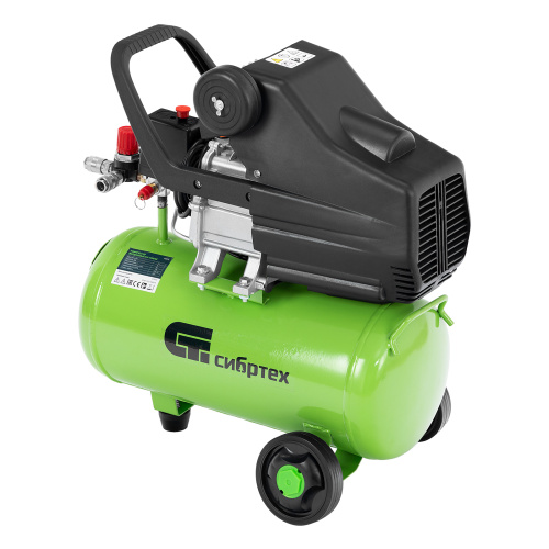 Компрессор воздушный КК-1100/22, 1, 1 кВт, 135 л/мин, 22 л, прямой привод, масляный Сибртех по ценам производителя в Санкт-Петербурге с доставкой по всей России