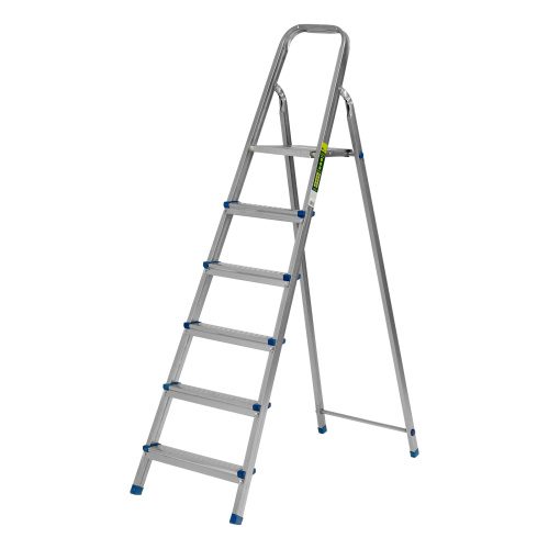 Стремянка, 6 ступеней, стальная, оцинкованная Сибртех по ценам производителя в Санкт-Петербурге с доставкой по всей России