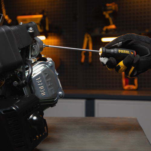 Отвертка PH1х150 мм, CrV, трехкомпонентная рукоятка Denzel по ценам производителя в Санкт-Петербурге с доставкой по всей России