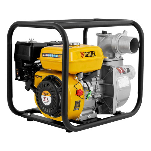 Мотопомпа бензиновая для чистой воды PX-80, 7 л.с, 3", 1000 л/мин, глубина 8 м, напор 30 м Denzel по ценам производителя в Санкт-Петербурге с доставкой по всей России