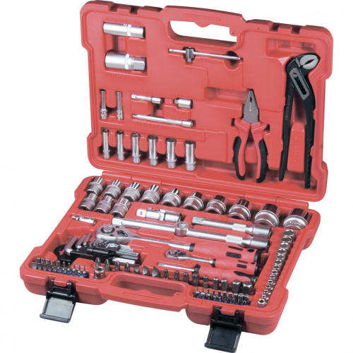 Набор слесарно-монтажный с квадратами 1/4, 1/2 и 5/16", 117 предметов Matrix ProFI купить в Москве с доставкой по всей России | ProtosMarket.ru