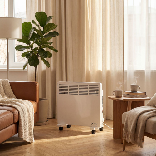 Конвектор электрический КМ-1000.1, 230 В, 1000 Вт, X-образный нагреватель, колеса, термостат MTX по ценам производителя в Санкт-Петербурге с доставкой по всей России