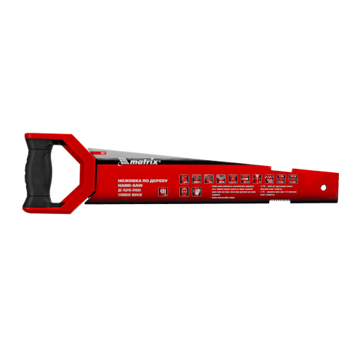 Ножовка по дереву UNIVERSAL, 400 мм, две рабочие кромки 13-14 TPI и 7-8 TPI, тефлоновое покрытие Matrix купить в Москве с доставкой по всей России | ProtosMarket.ru