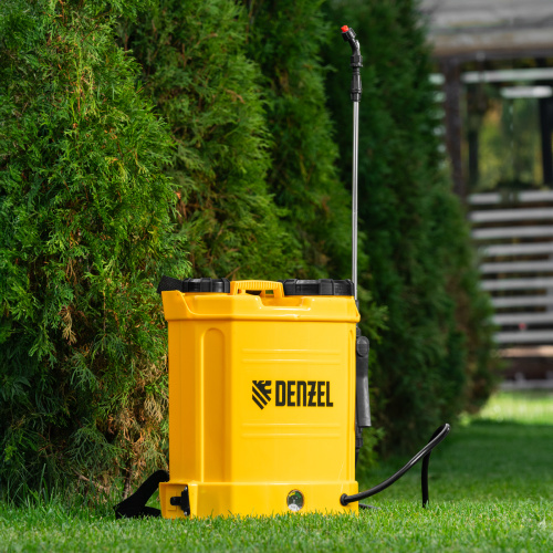 Опрыскиватель ранцевый аккумуляторный D-12LA, 12 л, 12 В, 8 Ач Denzel по ценам производителя в Санкт-Петербурге с доставкой по всей России