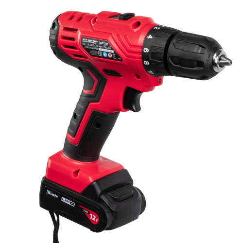 Дрель-шуруповерт аккумуляторная MCDL-12-02, Li-Ion, 12 В, 2 акк. MTX по ценам производителя в Санкт-Петербурге с доставкой по всей России