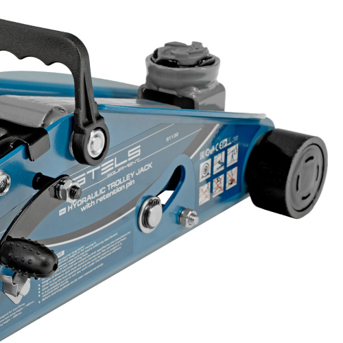 Домкрат гидравлический подкатной с фиксатором, 2.5 т, Safety Pin, 140-385 мм, в кейсе Stels по ценам производителя в Санкт-Петербурге с доставкой по всей России