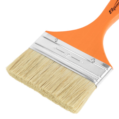 Кисть плоская Slimline 4" (100 мм) натуральная щетина, деревянная ручка Sparta купить в Москве с доставкой по всей России | ProtosMarket.ru