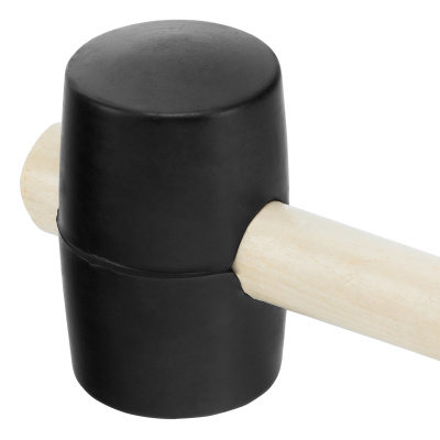 Киянка резиновая, 340 г, черная резина, деревянная рукоятка Sparta купить в Москве с доставкой по всей России | ProtosMarket.ru