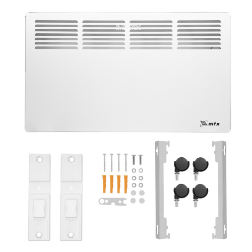 Конвектор электрический КМ-1500.2, 230 В, 1500 Вт, X-образный нагреватель, колеса, термостат MTX по ценам производителя в Санкт-Петербурге с доставкой по всей России