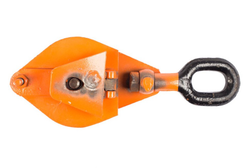 Блок монтажный однорольный с  ушком TOR 0,5 т с откидной щекой купить в Москве с доставкой по всей России | ProtosMarket.ru