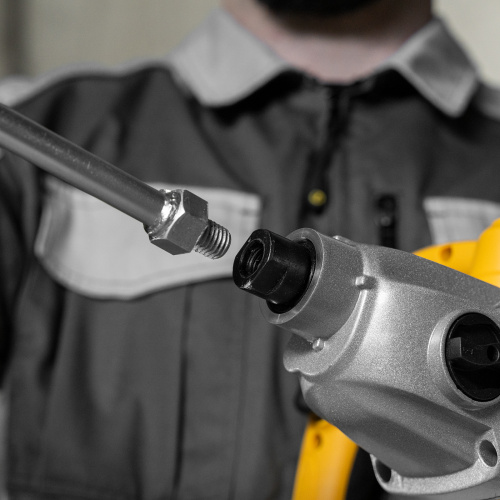 Насадка для миксера, для легких растворов, 140 х 590 мм, оцинкованная, хвостовик резьба М14 Сибртех купить в Москве с доставкой по всей России | ProtosMarket.ru