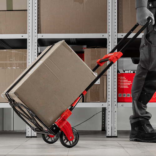 Тележка хозяйственная, складная, 2 колесная, грузоподъемность 80 кг Matrix по ценам производителя в Санкт-Петербурге с доставкой по всей России