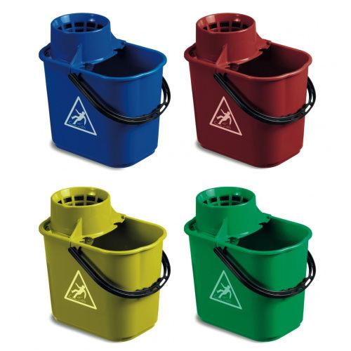 Ведро желтое пластиковое Filmop Master Lux (16 литров) купить в Москве с доставкой по всей России | ProtosMarket.ru