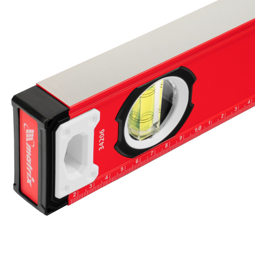 Уровень алюминиевый, фрезерованный, 3 глазка, рукоятки, 2000 мм Matrix купить в Москве с доставкой по всей России | ProtosMarket.ru