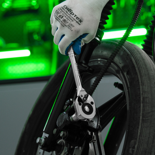 Ключ-трещотка 1/2", 45 зубьев, цельнометаллический, с быстрым сбросом, CrV, хром Сибртех по ценам производителя в Санкт-Петербурге с доставкой по всей России