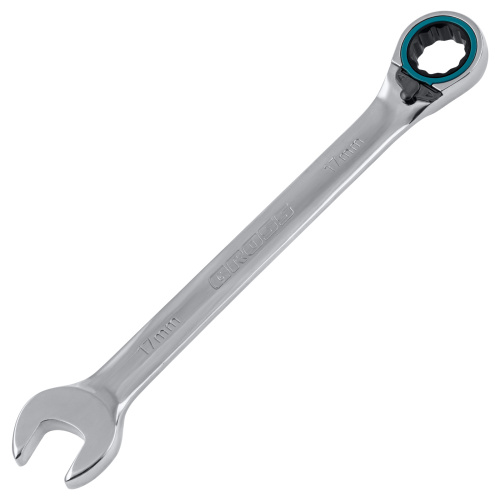 Набор ключей комбинированных с трещоткой, 8-19 мм, 7 шт, реверсивные, CrV Gross купить в Москве с доставкой по всей России | ProtosMarket.ru