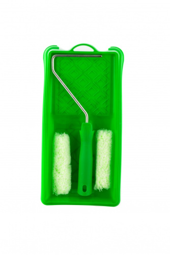 Малярный набор для работ по дереву: кювета 150 мм х 290 мм и мини-валик 110 мм Сибртех купить в Москве с доставкой по всей России | ProtosMarket.ru