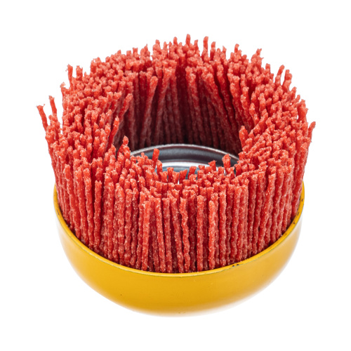 Щетка для УШМ, 75 мм, Чашка, нейлоновая щетина, М14 Denzel по ценам производителя в Санкт-Петербурге с доставкой по всей России