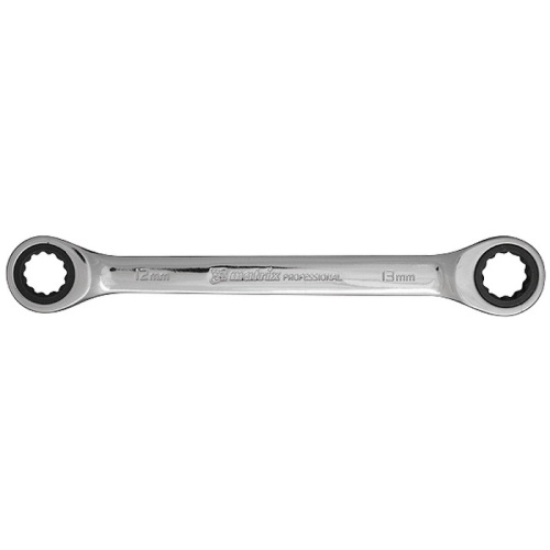 Ключ накидной трещоточный, 12 х 13 мм, CrV, зеркальный хром Matrix Professional по ценам производителя в Санкт-Петербурге с доставкой по всей России