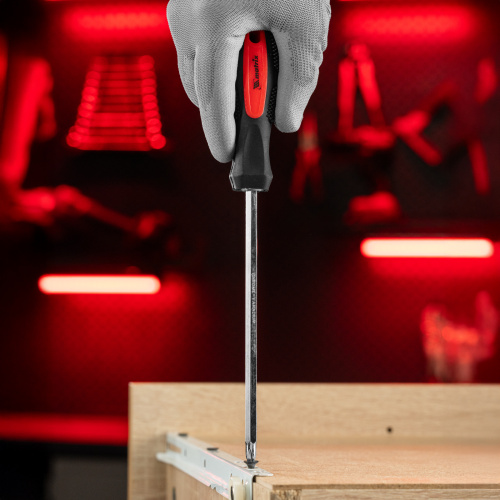 Отвертка комбинированная SL6/PH2 мм, CrV, антискользящая двухкомпонентная рукоятка Matrix по ценам производителя в Санкт-Петербурге с доставкой по всей России