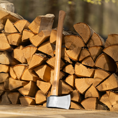 Топор кованый, 1360 г, американский тип, буковая рукоятка, 700мм, EFP Denzel по ценам производителя в Санкт-Петербурге с доставкой по всей России