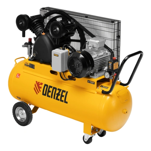 Компрессор воздушный рем. привод BCV 4000-T/100, 4,0 кВт, 100 литров, 690 л/мин Denzel по ценам производителя в Санкт-Петербурге с доставкой по всей России