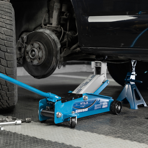Домкрат гидравлический подкатной, высокий подъем, 3т, SUV, 190-535 мм, в кейсе Stels по ценам производителя в Санкт-Петербурге с доставкой по всей России