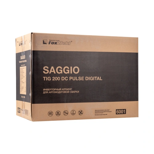 Аппарат аргонодуговой сварки SAGGIO TIG 200 DC Pulse Digital (пр-во FoxWeld/КНР) по ценам производителя в Санкт-Петербурге с доставкой по всей России