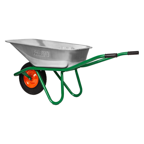 Тачка садово-строительная, усиленная, грузоподъемность 200 кг, объем 90 л Palisad купить в Москве с доставкой по всей России | ProtosMarket.ru