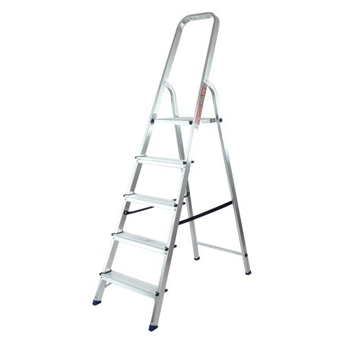 Стремянка усиленная, 5 ступеней, алюминиевая, MTX по ценам производителя в Санкт-Петербурге с доставкой по всей России